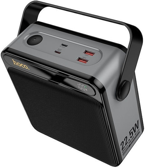 Hoco J161 Baterie Externă 80000mAh 22.5W cu 2 Porturi USB-A și Port USB-C Negru