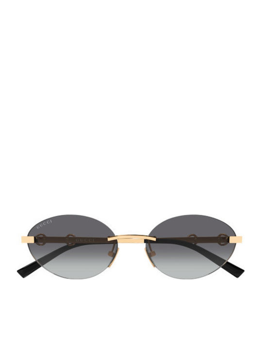 Gucci Unisex Sunglasses With Gold Metallic Frame GG2051S 002