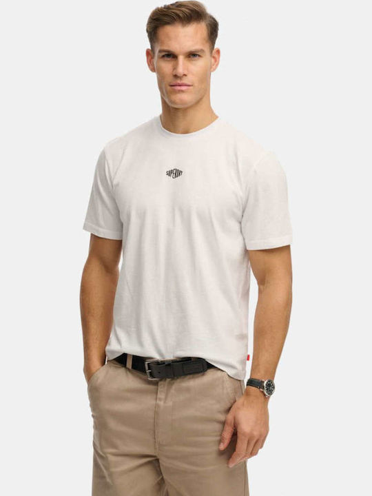 Superdry 'micro Logo' Polo Μπλούζα Λευκή