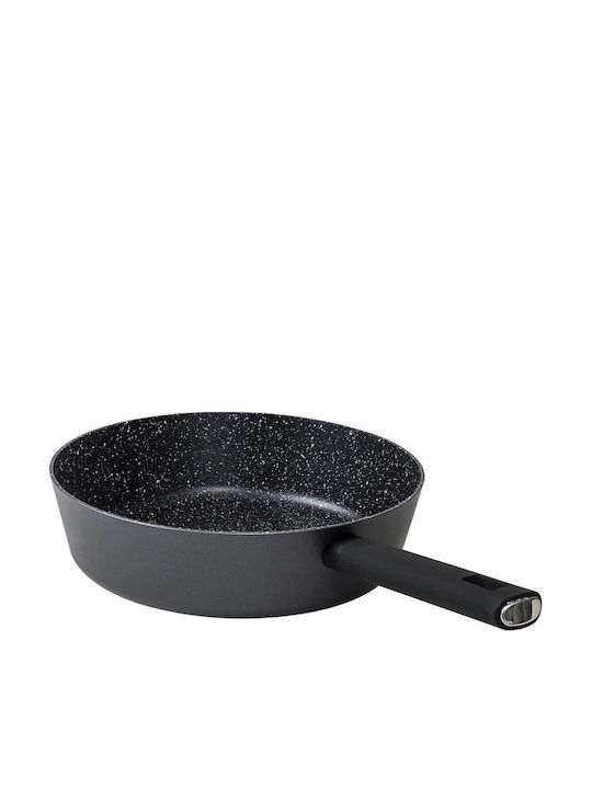 Tigaie din Aluminiu cu Capac cu Strat din Piatră 26cm