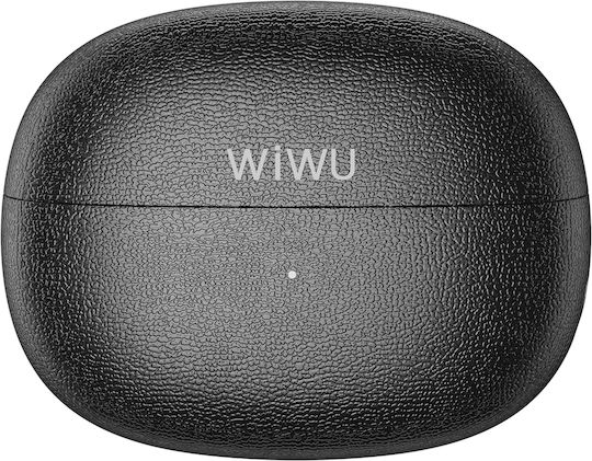 Wiwu O501 Open Ear Bluetooth Handsfree Ακουστικά με Θήκη Φόρτισης Μαύρα