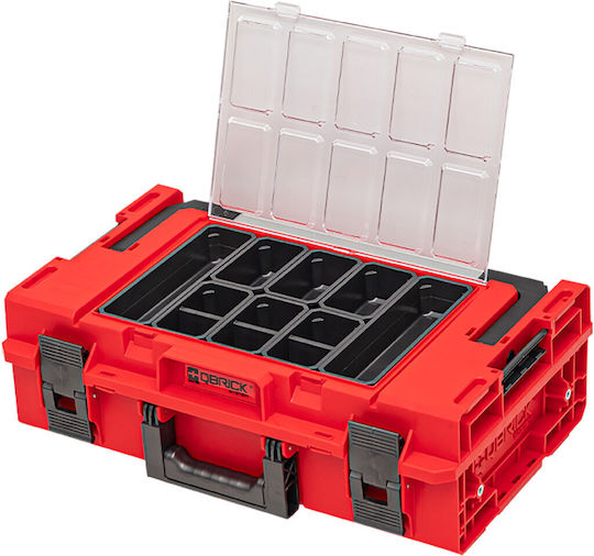 Qbrick One 200 2.0 Expert Rotes Ultra Hd Benutzerdefinierter Werkzeugkoffer
