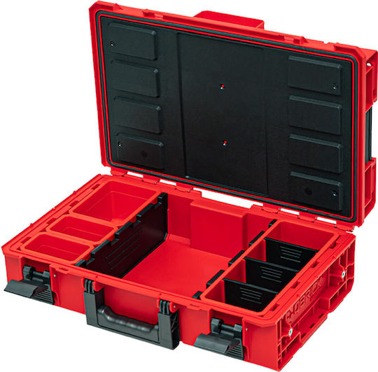 Qbrick One 200 2.0 Expert Rotes Ultra Hd Benutzerdefinierter Werkzeugkoffer