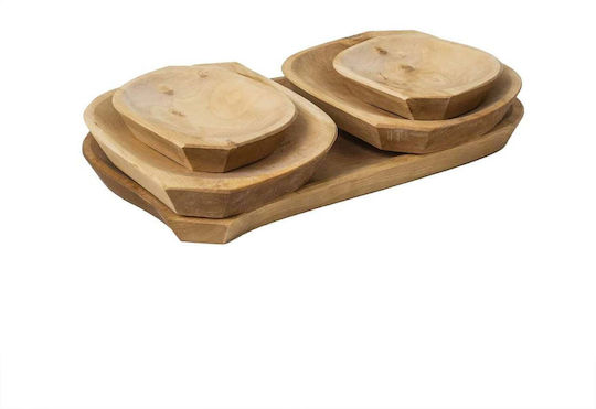 Plăci De Servire Brânză Din Lemn 37x23x2.5cm 5 Bucăți