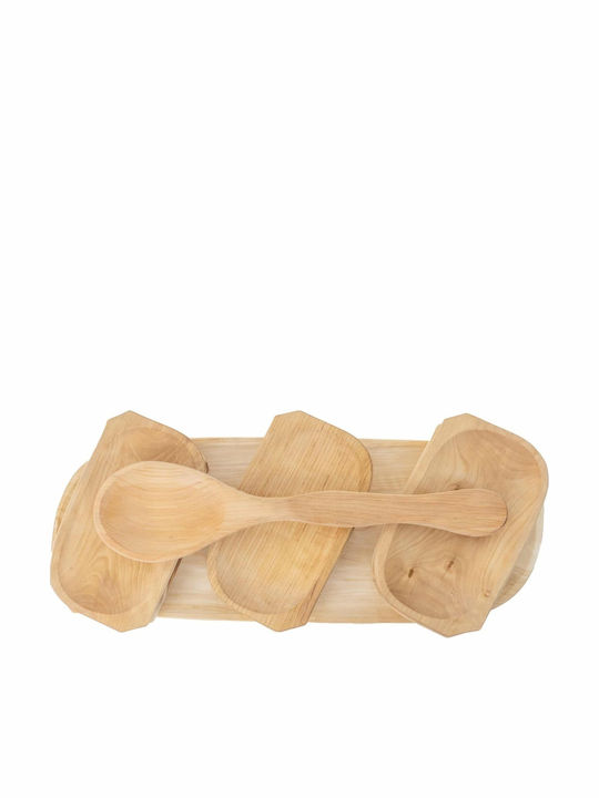 Servierplatten Käse Hölzernes 60x23x2.5cm 7 Stück