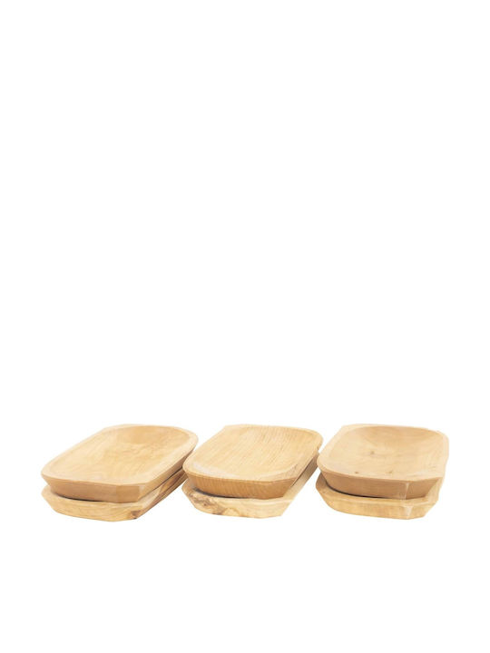 Servierplatten Käse Hölzernes 60x23x2.5cm 7 Stück