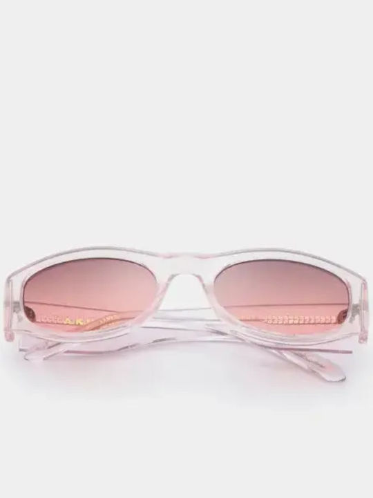 A.Kjaerbede Unisex Sunglasses with Pink Frame and Pink Lenses KL2405-010