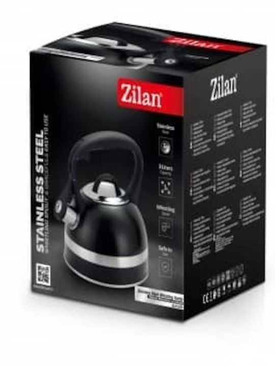Βραστήρας Ανοξείδωτος Γκρι 3000ml