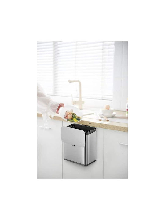 Eko Eko Mülleimer aus Inox für Schrank Grau 7lt