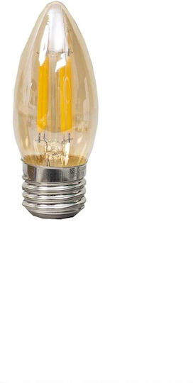 LED Glühbirne 4W für E27 Fassung und Form C35