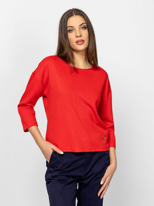 Damen Bluse Rot