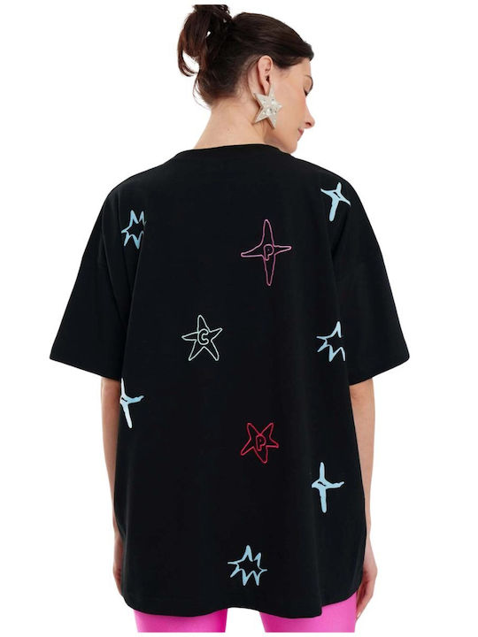Γυναικείο T-shirt Μαύρο