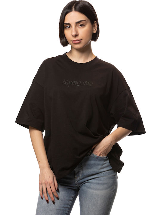 Armani Exchange Дамска Тениска Черна Armani Exchange Дамска Тениска Черна