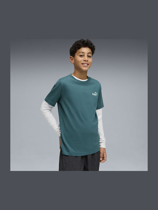 Kids Short-Sleeved Blouse Green