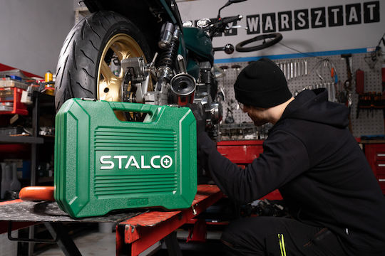 Stalco Cheie Cu Clichet Cu Tubulare 84 Bucăți