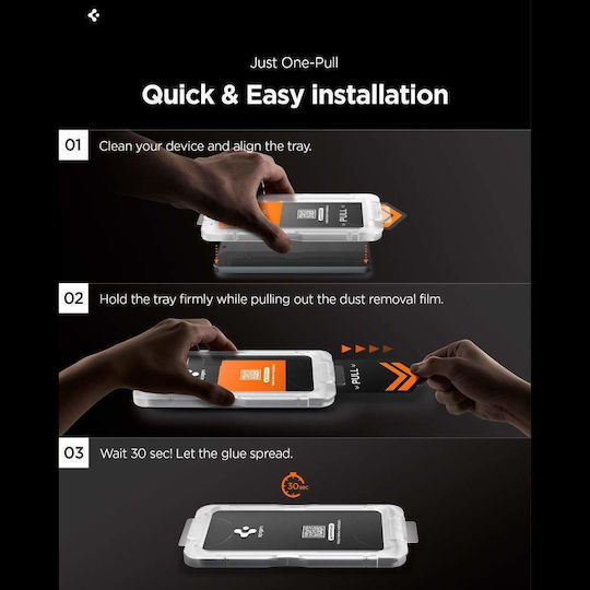 Spigen Glas.Tr Ez Fit Pro HD (2-pack) 2.5D 0.3mm Tempered Glass 2τμχ (Galaxy S26+) AGL11084