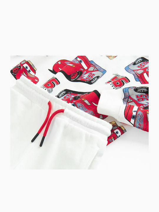 Детски Комплект със Шорти Летен 2 Части Бял