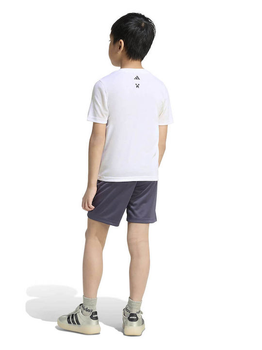 adidas Kids Set with Shorts White 2 Pieces