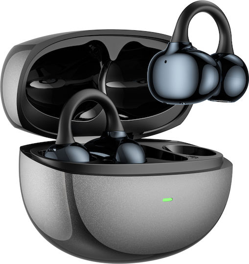 Wiwu Ai306 Open Ear Bluetooth Handsfree Ακουστικά με Θήκη Φόρτισης Μαύρα