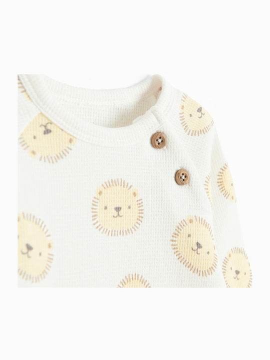 Cool Club Set Onesie with White Pants 2 Pieces