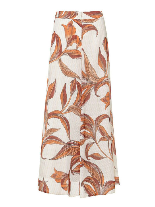 Damenhose mit Gummiband Orange