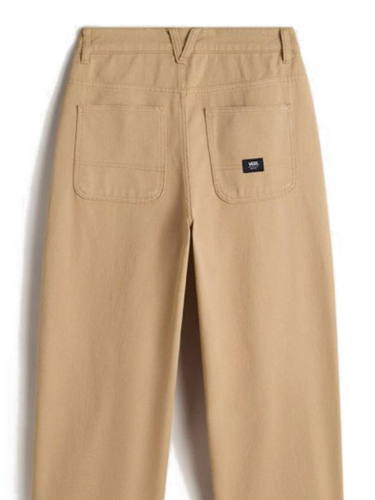 Women's Fabric Trousers Beige