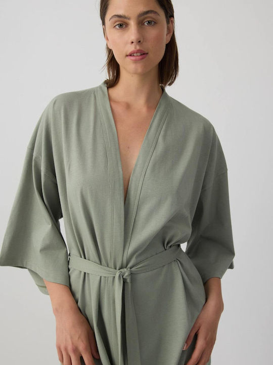 Minerva Summer Women's Robe Khaki