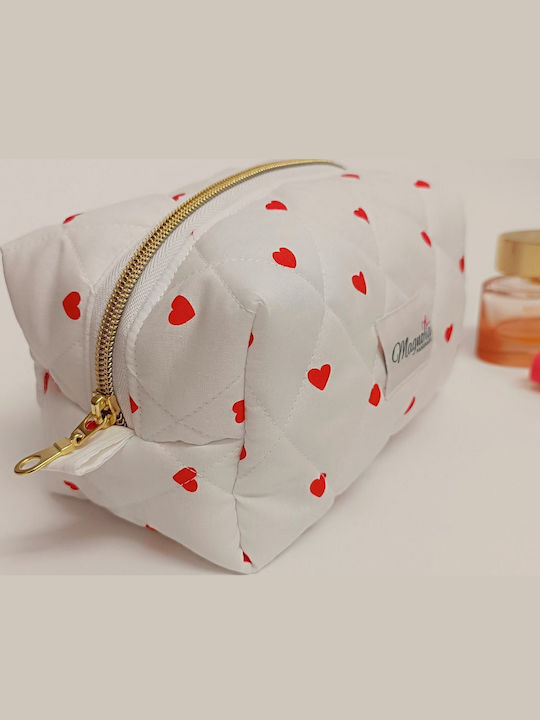 Yfasmátino Kulturbeutel Kosmetiktasche Box "lovely Hearts"