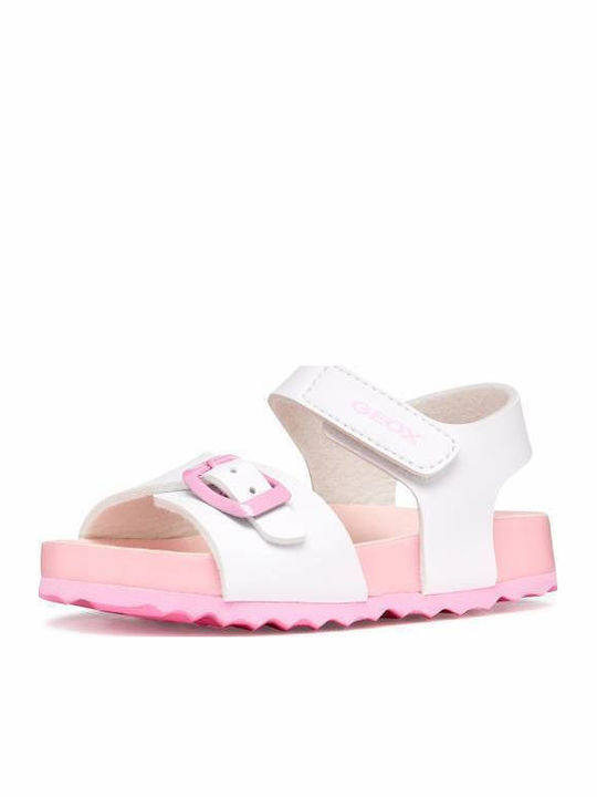 Geox B Sandal Chalki Ανατομικά Λευκά