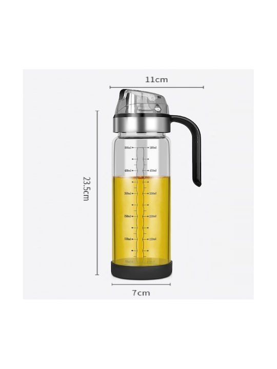 Glass Oil Can with Flow 500ml