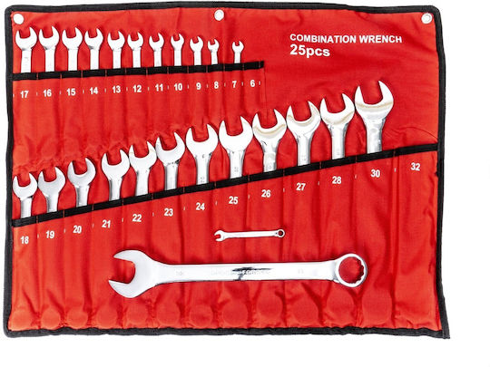 Set 25 Combination Wrenches 6-32mm Zts 5537