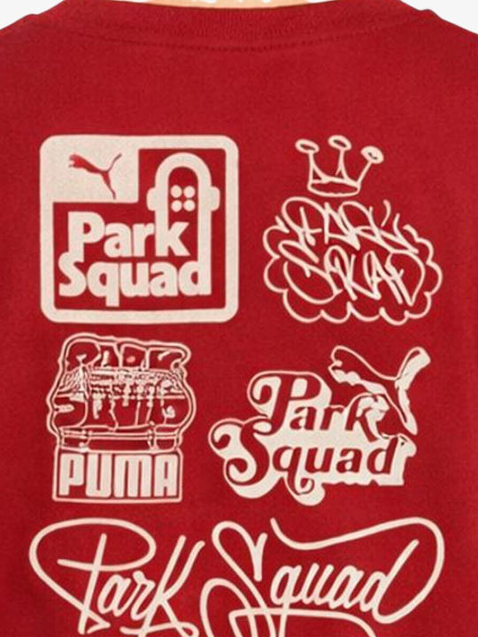 Kinderoberteile Burgundisch Grafik T-Shirt