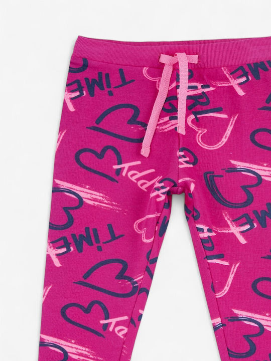 Детски Долнище На Анцуг Pink