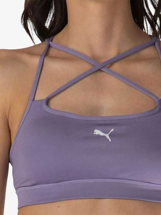Strappy Bra Γυναικείο Αθλητικό Μπουστάκι Purple