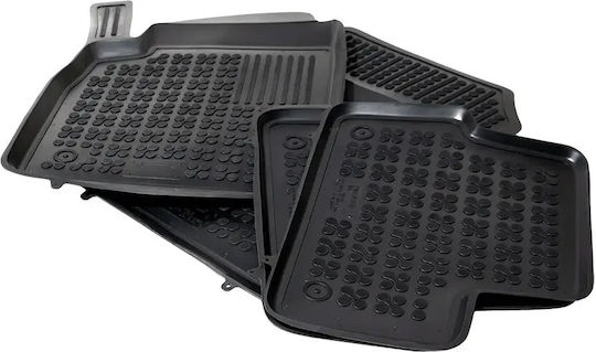 Cupra Leon Sportstourer Facelift 2024+ Black Rubber Car Mats Raised Sides Rezaw Plast 4 Pieces