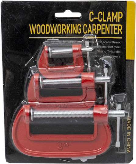 Set 3 Cleme de Prindere 25x50x75mm Z-tools Zts 5686