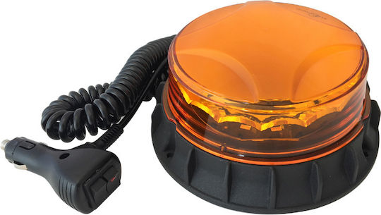 247LIGHTING Car Beacon LED 12V 16.9cm with Orange Lighting