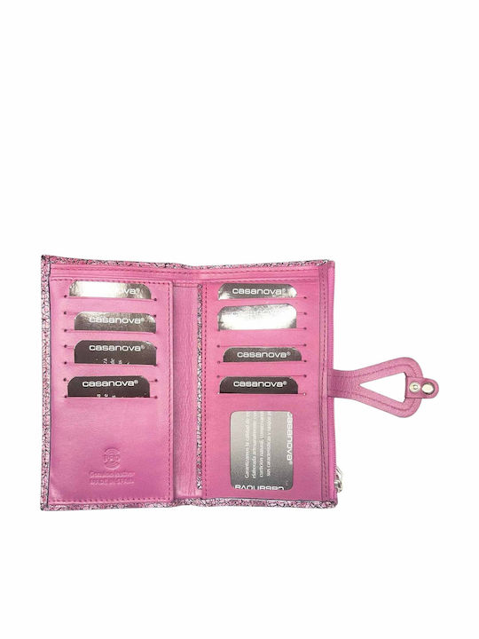 Portofel De Damă Din Piele Cu RFID Violet