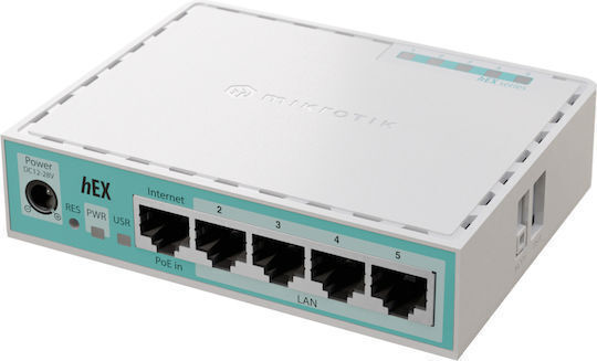 MikroTik E50UG HEX Refresh v1 Router με 5 Θύρες Gigabit
