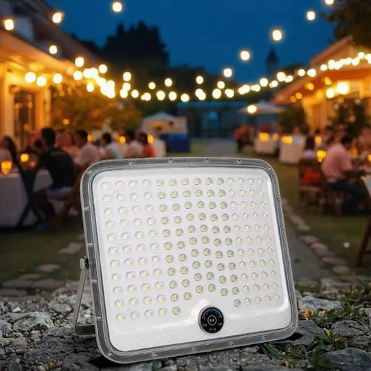 Led Outdoor Solar Floodlight 400w Ip65 Separate Panel Motion Sensor