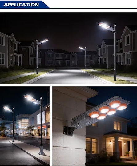 Langleuchte Led Solarstraßenlampe Metallarm 400 W Automatische Steuerung Ip65