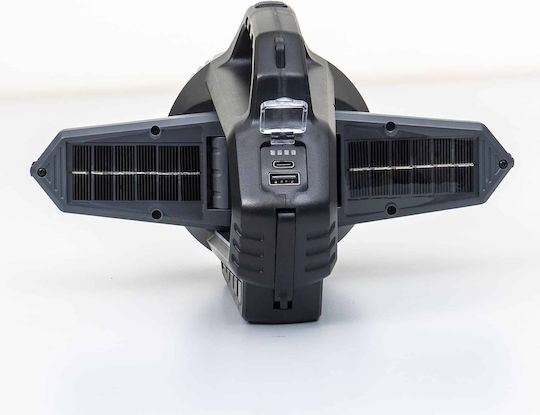 Lanternă Led Portabilă Cu Agățătoare Încărcare Solară Usb Lungime 19cm Zts 8229