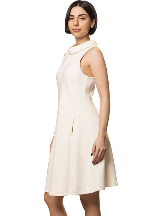Summer Mini Beige Dress