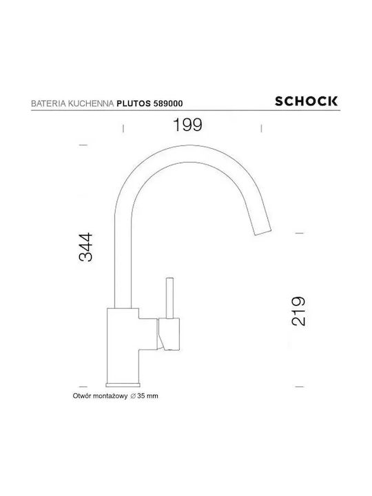 Schock Baterie Chiuvetă Bucătărie Bancă