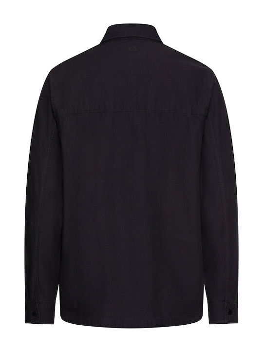 Μακρυμάνικo Τζιν Overshirt Σκουρο Μπλε