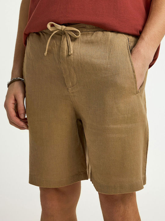 Herren Shorts Chino Beiges