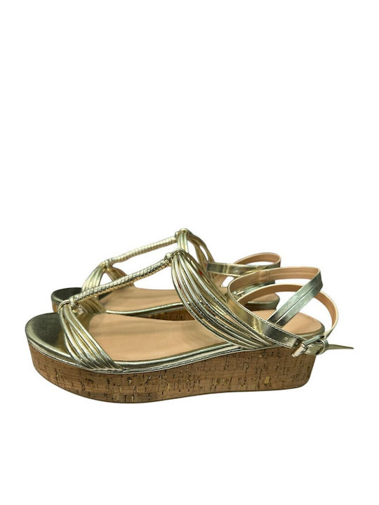 Sommer Damenplattformen Beige