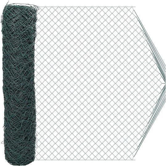 vidaXL Plasă de Sârmă Verde 2x10m