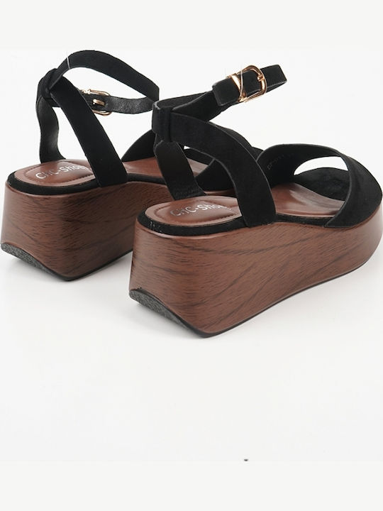 Summer Women's Black Platforms