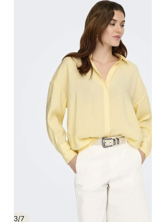 Long Sleeve Women's Shirt Yellow